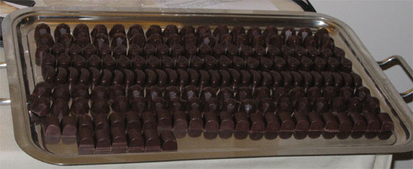 le praline in degustazione