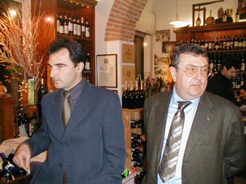 Giancarlo Pacenti (a sinistra) e Filippo Fanti (sulla destra).
